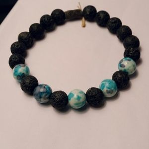 Essential oil Lava beaded healing bracelet